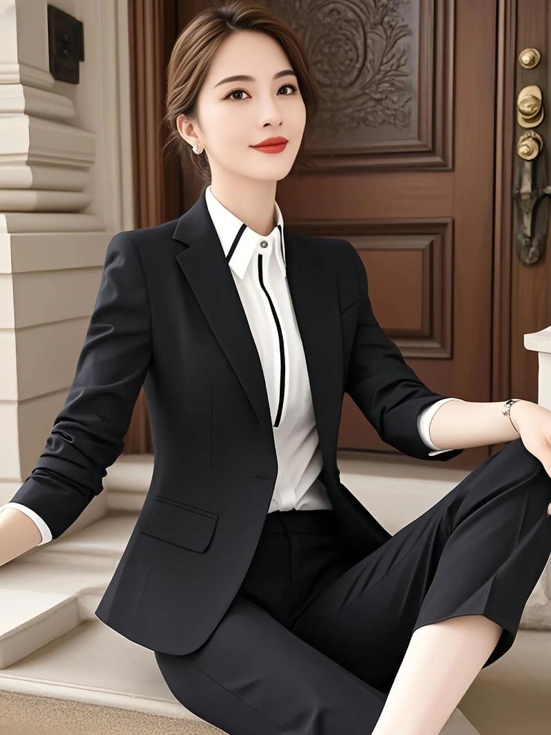 韩版修身女士西装外套